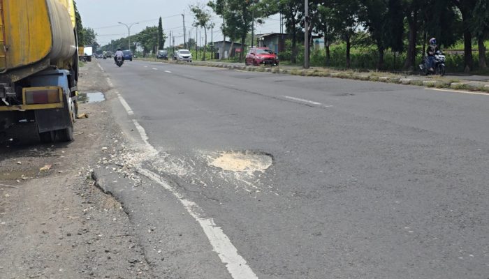 Jalan Poros Nasional Rusak, Pemkab Lamongan Minta Perbaikan ke Pemerintah Pusat