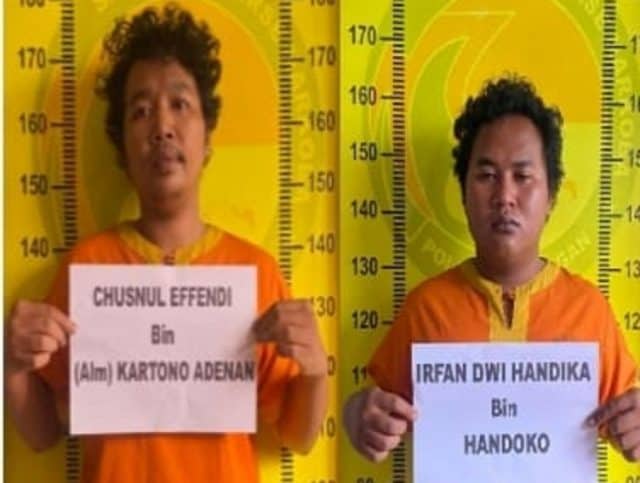 Dua Pengedar Ganja Ditangkap Saat Lakukan Transaksi di Depan SPBU Bulutrate