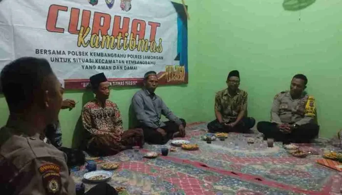 Polsek Kembangbahu Perkuat Sinergi dengan Warga Lewat Kegiatan Curhat Kamtibmas