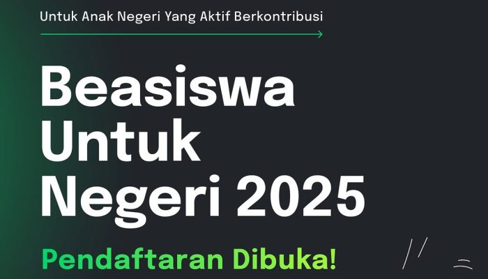 Beasiswa untuk Negeri 2025 Dibuka, Cek Persyaratannya!