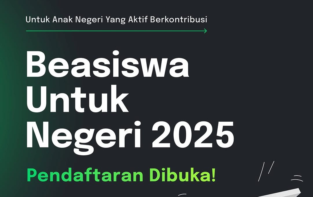 Beasiswa untuk Negeri 2025 Dibuka, Cek Persyaratannya!
