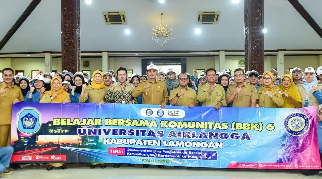 Bupati Lamongan Sambut 416 Mahasiswa KKN BBK Unair