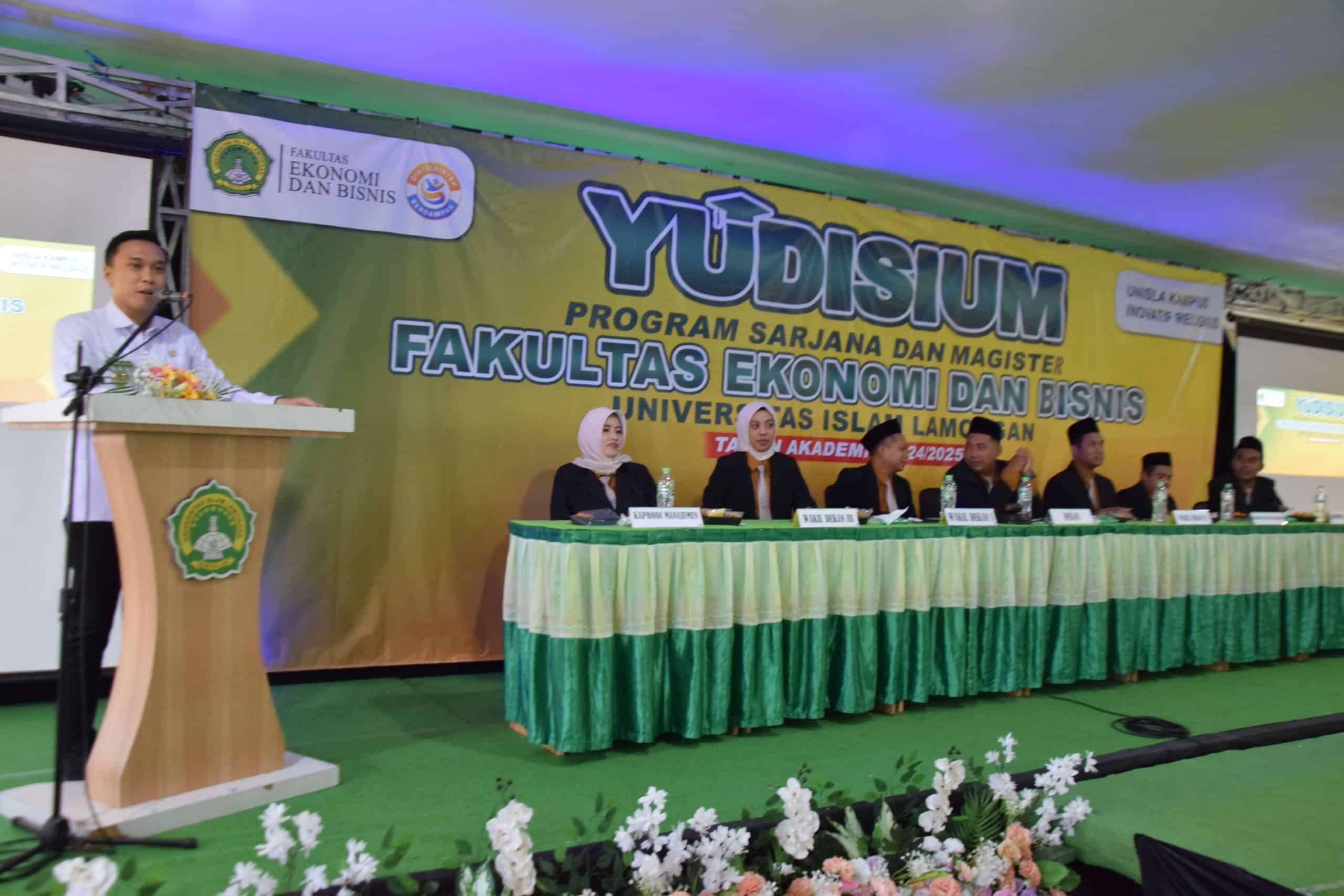 Wabup Dirham Tekankan Pentingnya SDM Berdaya Saing di Yudisium Unisla