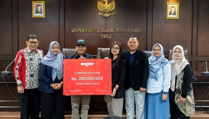 PT WOOK Global Technology Wujudkan Komitmen CSR Lewat Beasiswa bagi Mahasiswa USU