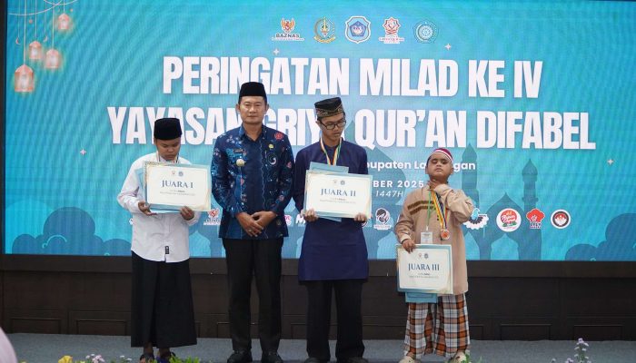 Bupati Lamongan Hadiri Milad Ke-4 Yayasan Griya Quran Difabel