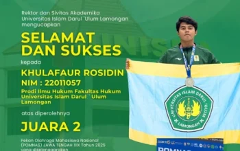 Mahasiswa Unisda Raih Juara 2 POMNAS XIX Jawa Tengah 2025