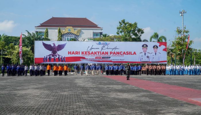 Peringatan Hari Kesaktian Pancasila, Pemkab Lamongan Gelar Upacara